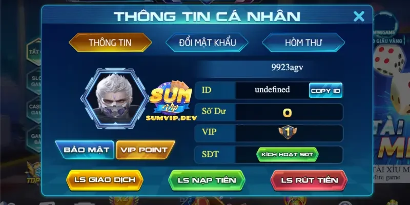 Bước 2 – Quy trình đăng nhập Sumvip chi tiết từng bước